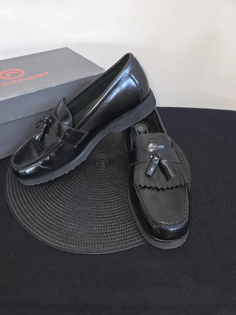 Rockport Greytown Hydro-Shield Waterproof Tassel Loafers Men's 11 Box